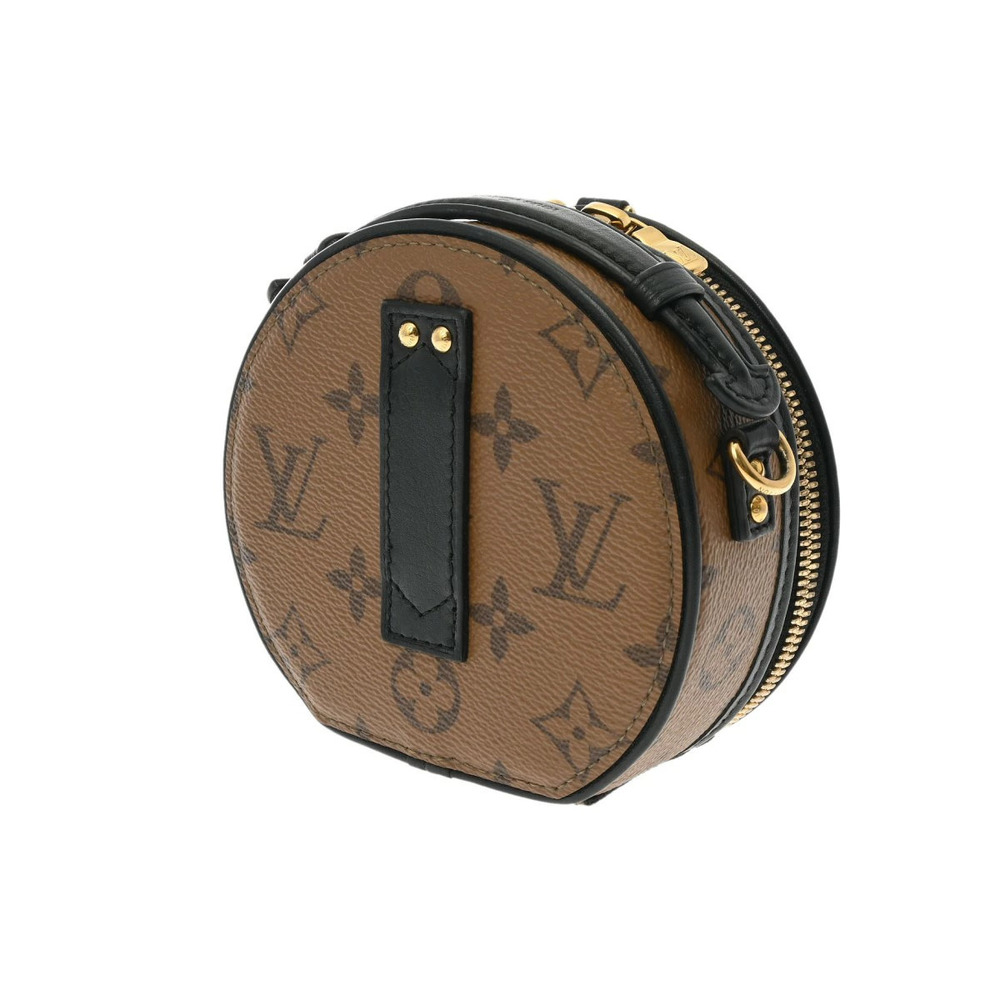 Louis Vuitton Monogram Brown Poite Canvas Bag Reverse Shoulder Chapeau Brown